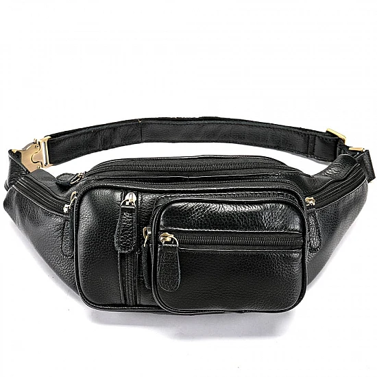 Δερμάτινο τσαντάκι μέσης Cardinal 8336 black