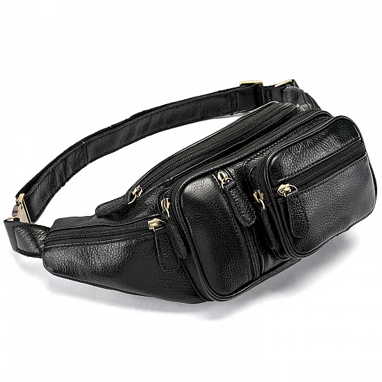 Δερμάτινο τσαντάκι μέσης Cardinal 8336 black