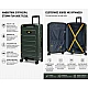 Βαλίτσες σετ Σκληρές Caterpillar 84796-603 μικρή μεσαία 58x22x40 cm + 66x28x44 cm