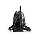 Split leather Γυναικείo Σακίδιο Πλάτης Χιαστί Laorentou 9113046L μαύρο