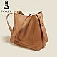 Δερμάτινη Γυναικεία Τσάντα Shopper ‘Ωμου Foxer 9136015F καφέ