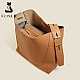 Δερμάτινη Γυναικεία Τσάντα Shopper ‘Ωμου Foxer 9136015F καφέ