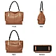 Δερμάτινη Γυναικεία Τσάντα Shopper 'Ωμου Foxer 938032F καφέ