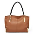 Δερμάτινη Γυναικεία Τσάντα Shopper 'Ωμου Foxer 938032F καφέ