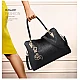 Δερμάτινη Γυναικεία Τσάντα Shopper 'Ωμου Foxer 962061F μαύρο