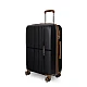 Βαλίτσα σκληρή μεσαία Newcom N1596 (PP) 67x22,5x43 cm μαύρο