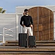Βαλίτσα σκληρή Newcom N1596 (PP) μικρή μεσαία 56x22x37 cm + 67x22,5x43 cm μαύρο