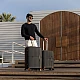 Βαλίτσες σκληρές Newcom N1596 (PP) μεσαία μεγάλη 67x22,5x43 cm + 76x29x49 cm μαύρο
