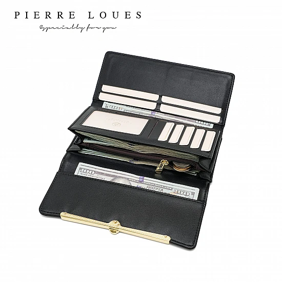 Πορτοφόλι Γυναικείο Μεγάλο Pierre Loues PL986-63 μαύρο