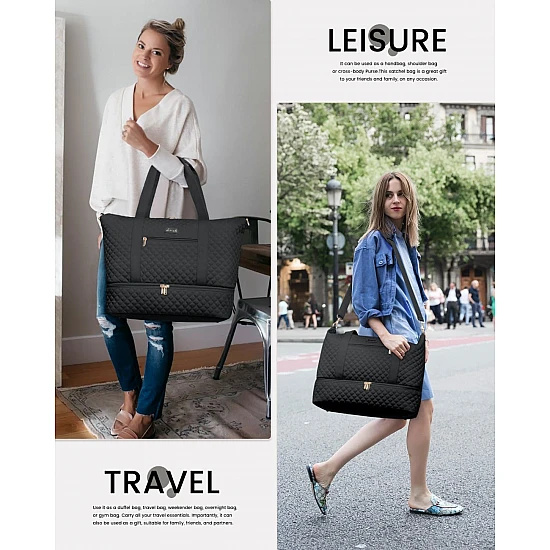 Σετ Σάκος ταξιδιού νεσεσέρ τσάντα 40 L Lovevook UB3012 black
