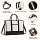 Γυναικείο σετ τσάντας χιαστί/χειρός Lovevook 17,3'' WB3058 black/beige