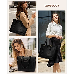 Γυναικεία τσάντα ώμου φορητού υπολογιστή Lovevook 15,6'' WB3147 black