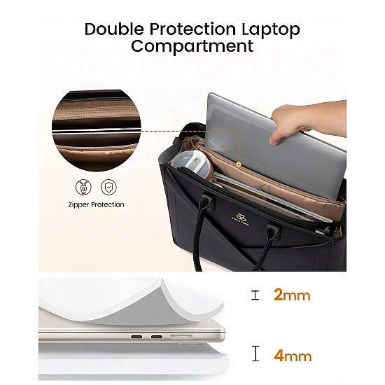 Τσάντα Laptop Γυναικεία Lovevook 15,6” WB4447 black