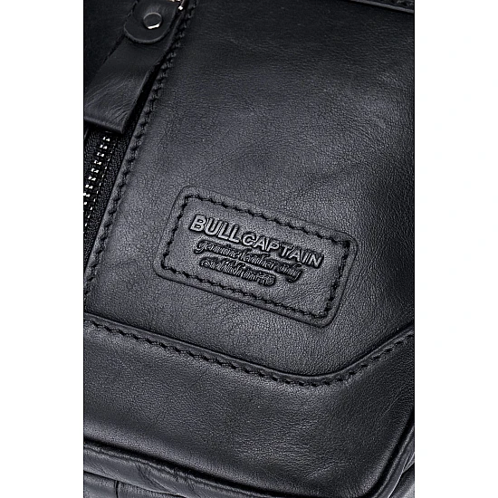 Δερμάτινο τσαντάκι body Bull Captain XB 095 μαύρο
