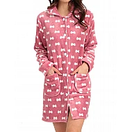 Παιδική Ρόμπα Κοριτσίστικη Χειμερινή Fleece Kουμπιά 4-16 Lydia Creations 22556-1 ΣΑΠΙΟ ΜΗΛΟ