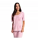 Γυναικεία Καλοκαιρινή πiζάμα Homewear Πατιλέτα Capri Παντελόνι Lydia Creation 23008 ΡΟΖ 
