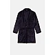 Ανδρική Ρόμπα Χειμερινή Σταυρωτή  με Ζώνη Fleece Minerva 96-71212-100 ΜΠΛΕ
