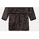 Ανδρική Ρόμπα Χειμερινή Σταυρωτή  με Ζώνη Fleece Minerva 96-71212-590 ΓΚΡΙ