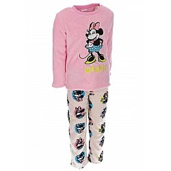 Παιδική Πιτζάμα Κοριτσίστικη Fleece 4-8 Ετών DISNEY Minnie Mouse TWOSIE-MINNIE ροζ