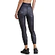 Γυναικείο Αθλητικό Κολάν ψηλόμεσο με Τύπωμα Γυμναστηρίου 7/8 WALK W909-14 ΜΑΥΡΟ