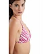 Γυναικείο μαγιό ρυθμιζόμενο τρίγωνο Bikini Top LUREX ZEBRA Blu4u 23366125-06 ΦΟΥΞΙΑ