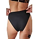 Γυναικείο μαγιό Bikini Bottom Ψηλόμεσο Blu4u 25365084-02 ΜΑΥΡΟ