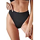 Γυναικείο μαγιό Bikini Bottom Ψηλόμεσο Blu4u 25365084-02 ΜΑΥΡΟ