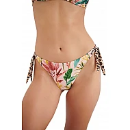 Γυναικείο μαγιό Bikini Bottom Brazilian Floral με κορδόνι Animal print BANANA LEAVES BLU4U 23365030-10 ΡΟΖ