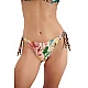 Γυναικείο μαγιό Bikini Bottom Brazilian Floral με κορδόνι Animal print BANANA LEAVES BLU4U 23365030-10 ΡΟΖ