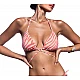 Γυναικείο μαγιό Τριγωνάκι Bikini top Animal Print Ενίσχυση και Χιαστό Δέσιμο SOLAR Bluepoint 23066040-20 ΚΟΡΑΛΙ