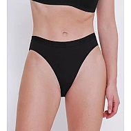 Γυναικείο Eσώρουχο Slip Βαμβακερό Sloggi GO CASUAL HIGH LEG 10217789 - 0004 ΜΑΥΡΟ