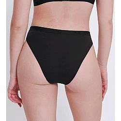 Γυναικείο Eσώρουχο Slip Βαμβακερό Sloggi GO CASUAL HIGH LEG 10217789 - 0004 ΜΑΥΡΟ