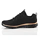 Αθλητικό παπούτσι ανατομικό SKECHERS Graceful Get Connected 12615/BKRG Μαύρο/Χρυσό
