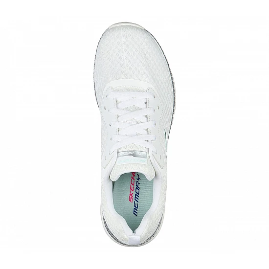 Αθλητικό Παπούτσι Memory Foam Ανατομικό EXTRA LIGHT SKECHERS BOUNTIFUL 12606-WSL WHITE