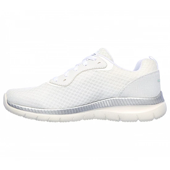 Αθλητικό Παπούτσι Memory Foam Ανατομικό EXTRA LIGHT SKECHERS BOUNTIFUL 12606-WSL WHITE
