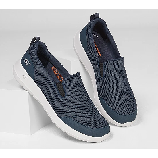 Ανδρικό παπούτσι Casual Ορθοστασίας Πλυντηρίου SLIP ON SKECHERS GOWALK MAX - CLINCHED 216010-NVY ΜΠΛΕ
