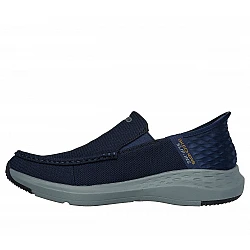 Ανδρικό Παπούτσι Casual Ορθοστασίας Slip-ins  Air-Cooled-Memory Foam-Goga Mat Arch SKECHERS Parson - Ralven 204804-NVY NAVY