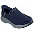 Ανδρικό Παπούτσι Casual Ορθοστασίας Slip-ins  Air-Cooled-Memory Foam-Goga Mat Arch SKECHERS Parson - Ralven 204804-NVY NAVY