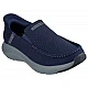 Ανδρικό Παπούτσι Casual Ορθοστασίας Slip-ins  Air-Cooled-Memory Foam-Goga Mat Arch SKECHERS Parson - Ralven 204804-NVY NAVY