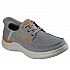 Ανδρικό Παπούτσι Casual Μοκασίνα Ορθοστασίας Air-Cooled-Memory Foam-Goga Mat Arch SKECHERS Hasting - Niko 205212-TPE NATURAL