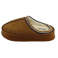Γυναικεία Παντόφλα Χειμερινή Ραμμένη Super Light Comfort Jomix MD10095 CAMEL