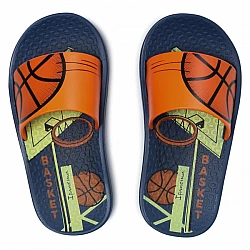 Παιδική Παντόφλα BASKET Ipanema 780-21384-2 BLUE-ORANGE-WELLOW
