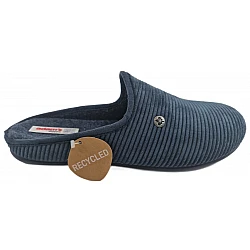 Ανδρική Χειμερινή παντόφλα Soft Αναπαυτική ADAM'S 739-23501-1 ΜΠΛΕ