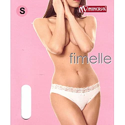 Γυναικείο εσώρουχο MINERVA FIMELLE SENSES 8283 ΛΕΥΚΟ