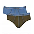 Ανδρικό Εσώρουχο Σλίπ Βαμβάκι 2 PACK SLOGGI MEN MIDI START 10206949-0031 ΡΑΦ-ΧΑΚΙ