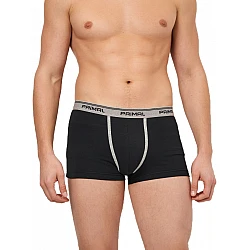 PRIMAL-B001-BOXER-UOMO -3 PACK Ανδρικό εσώρουχο μποξεράκι μαύρο