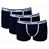 PRIMAL-B001-BOXER-UOMO -3 PACK Ανδρικό εσώρουχο μποξεράκι μαύρο