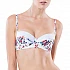 Σουτιέν Λευκό mariemeili LOTTIE BALCONY CUP C 14H0217 FLORAL