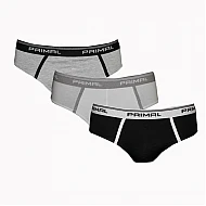 PRIMAL-S001-SLIP-UOMO -3-PACK Ανδρικό εσώρουχο slip πολύχρωμο