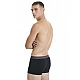 Ανδρικό βαμβακερό εσώρουχο Boxer 2Pack εξωτερικό λάστιχο Walk W1756-202 ΜΑΥΡΟ-ΜΑΥΡΟ